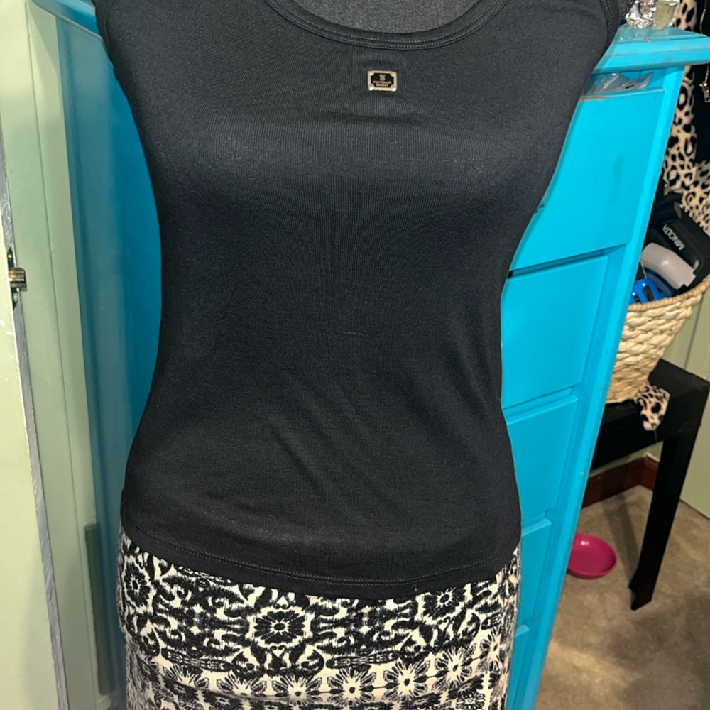 #781-(NWT) SP, Victoria's Secret black tank top, 100% cotton